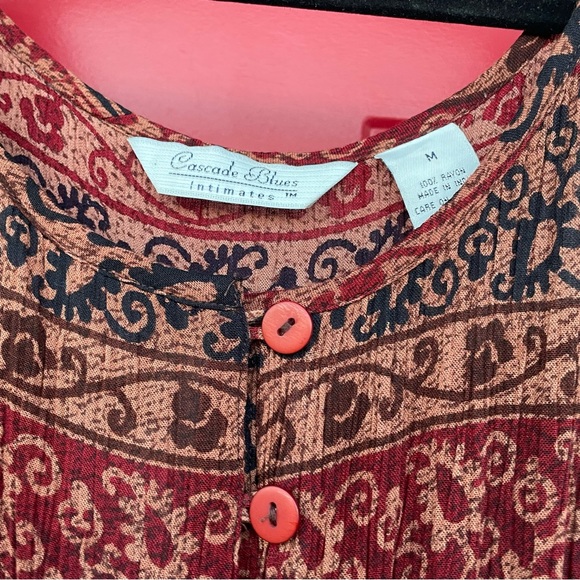 Rayon boho hippie dress - Picture 8 of 9